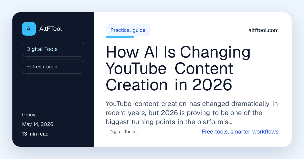 How AI Is Changing YouTube Content Creation in 2026