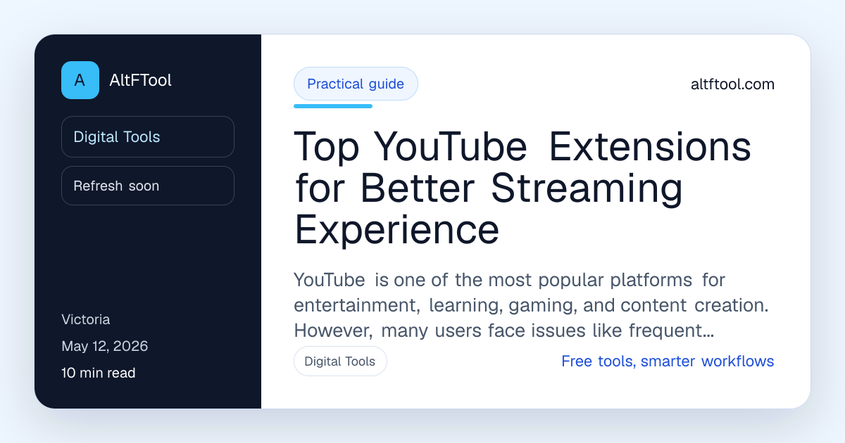 Top YouTube Extensions for Better Streaming Experience